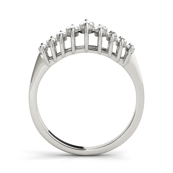 Fancy Shape Marquise Wedding Bands - Image 2