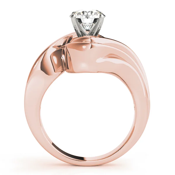 Swirl Solitaire Engagement Rings - Image 10