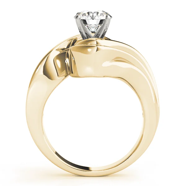 Swirl Solitaire Engagement Rings - Image 6