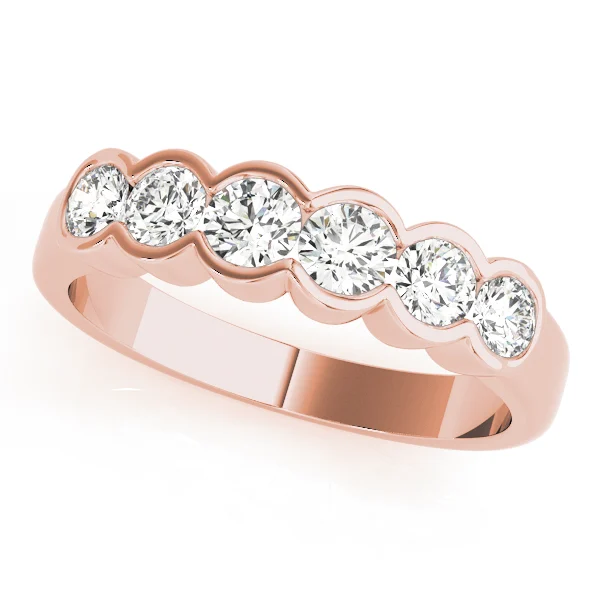Bezel Set Wedding Band - Image 5