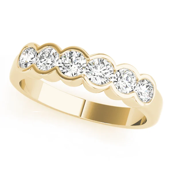 Bezel Set Wedding Band - Image 3