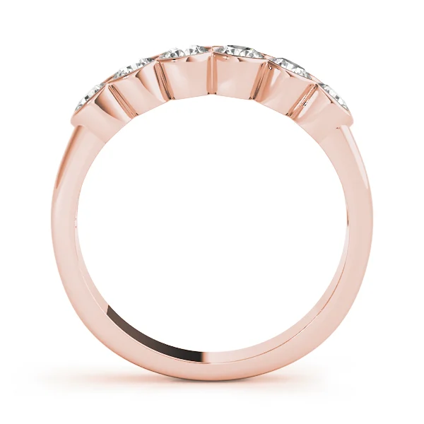 Bezel Set Wedding Band - Image 6