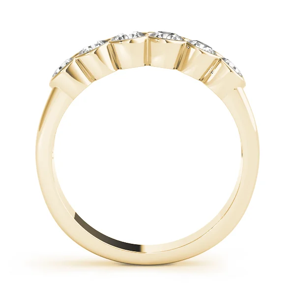Bezel Set Wedding Band - Image 4
