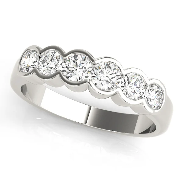 Bezel Set Wedding Band