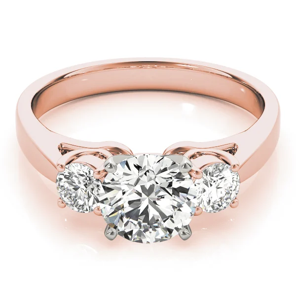 ENGAGEMENT RINGS 3 STONE ROUND - Image 11