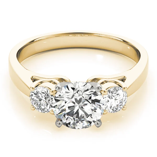 ENGAGEMENT RINGS 3 STONE ROUND - Image 7