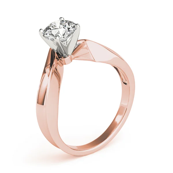 V-Shape Split Solitaire Engagement Ring - Image 12