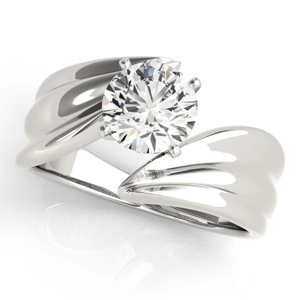 Bypass Solitaire Engagement Ring