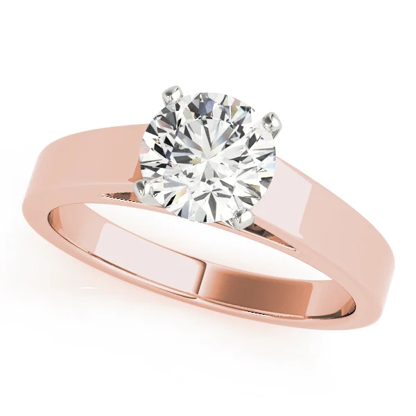 Solitaire Cathedral Engagement Ring - Image 9