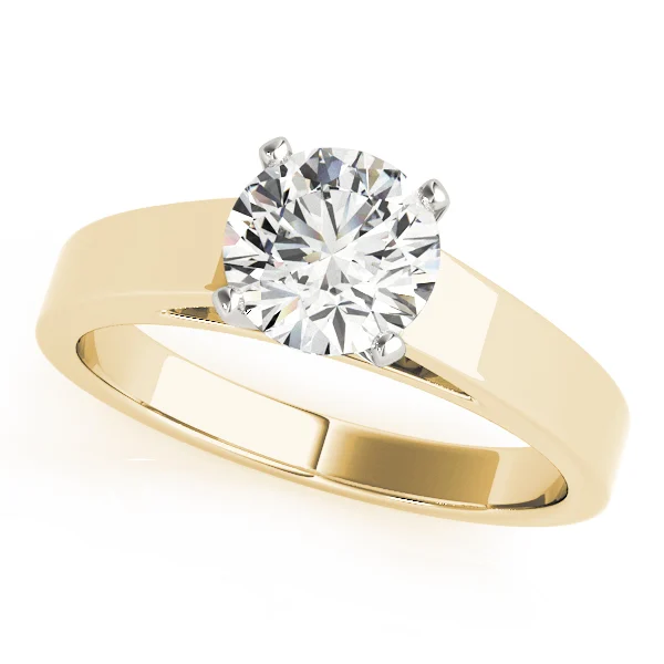 Solitaire Cathedral Engagement Ring - Image 5