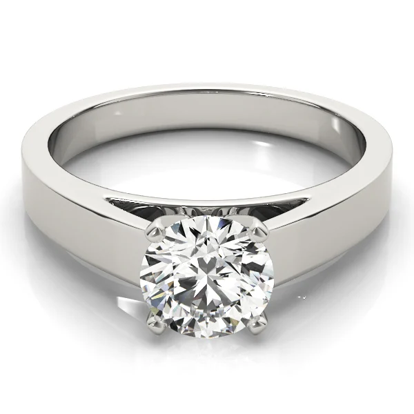 Solitaire Cathedral Engagement Ring - Image 3