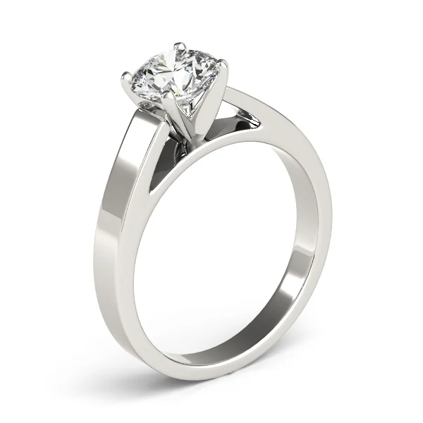 Solitaire Cathedral Engagement Ring - Image 4
