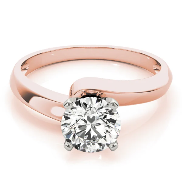 Bypass Solitaire Engagement Ring - Image 11