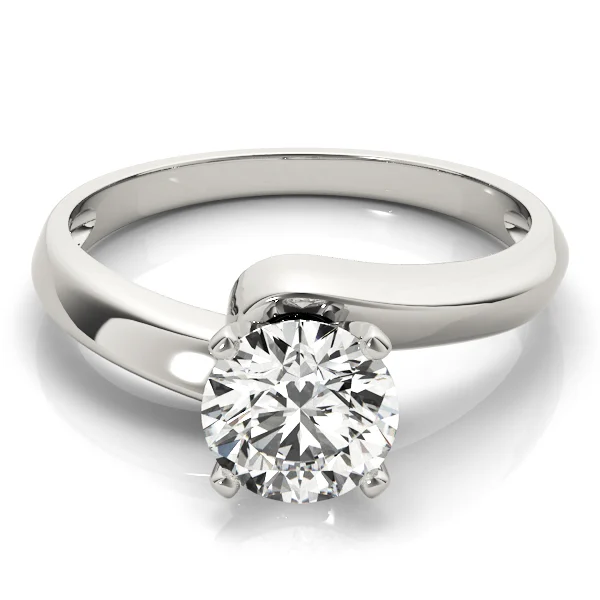 Bypass Solitaire Engagement Ring - Image 3