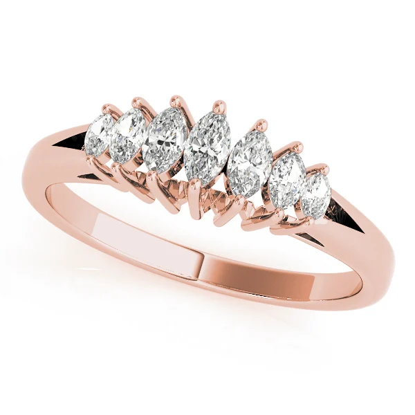 Fancy Shape Marquise Wedding Bands - Image 5