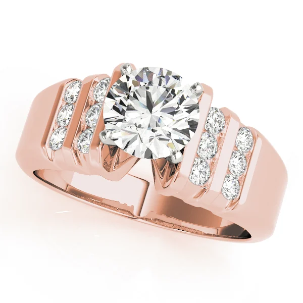 Multirow Bar Set Engagement Rings - Image 9