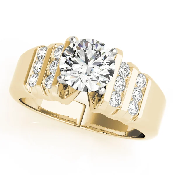 Multirow Bar Set Engagement Rings - Image 5