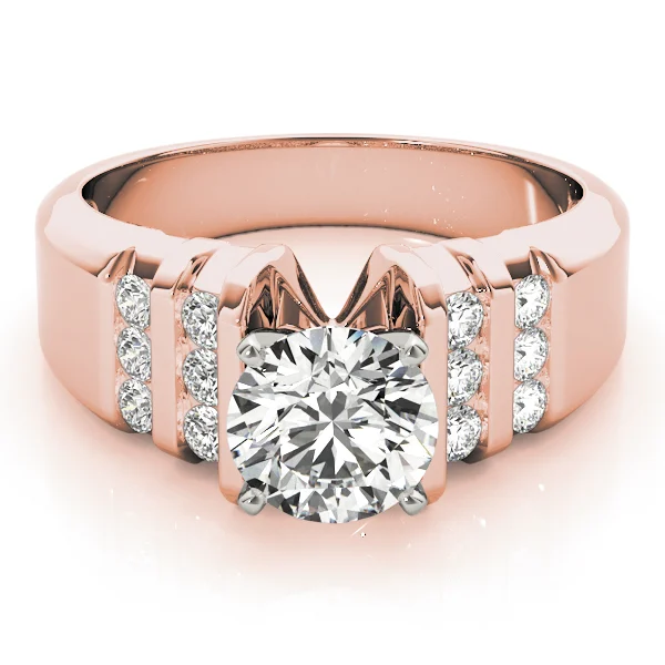 Multirow Bar Set Engagement Rings - Image 11