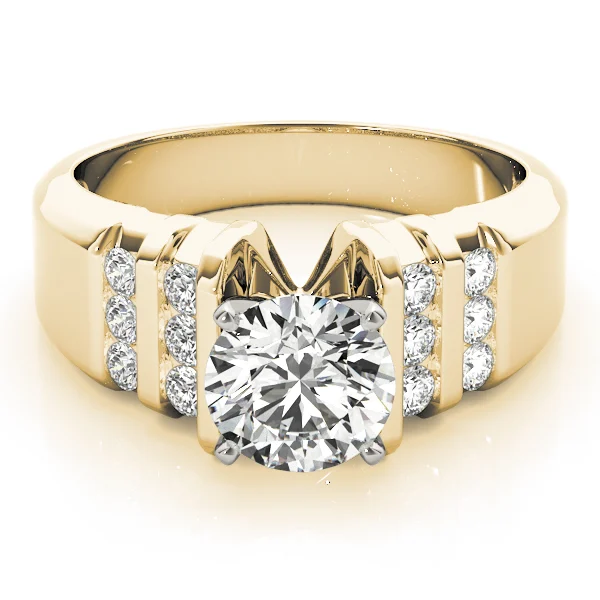 Multirow Bar Set Engagement Rings - Image 7