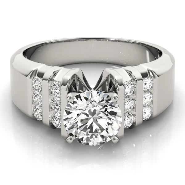 Multirow Bar Set Engagement Rings - Image 3