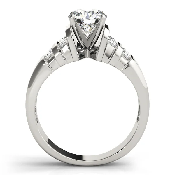 Multirow Bar Set Engagement Rings - Image 2