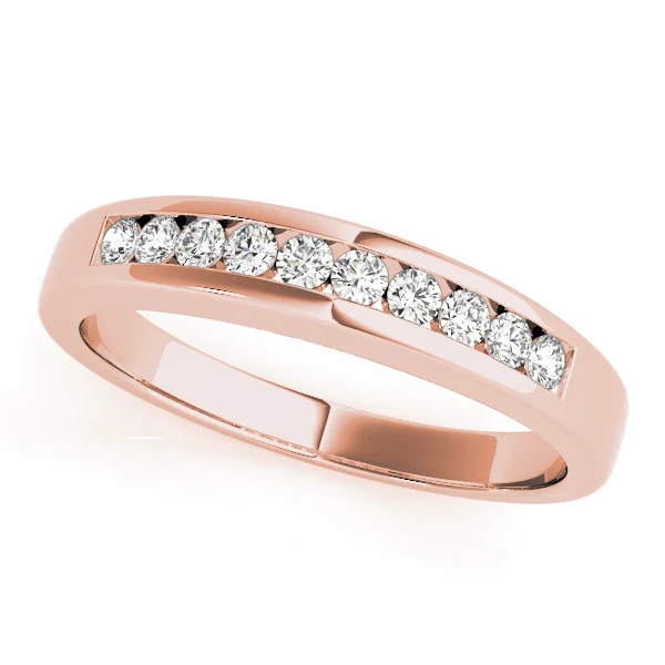 Channel Set Wedding Band - Image 5