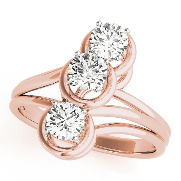 3-Stone Round Engagement Ring - Image 5