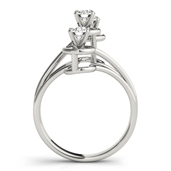 3-Stone Round Engagement Ring - Image 2