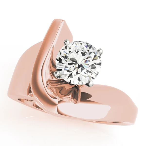 Bypass Solitaire Engagement Ring - Image 9