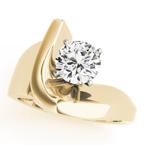 Bypass Solitaire Engagement Ring - Image 5