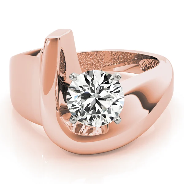 Bypass Solitaire Engagement Ring - Image 11