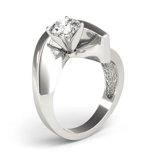 Bypass Solitaire Engagement Ring - Image 4