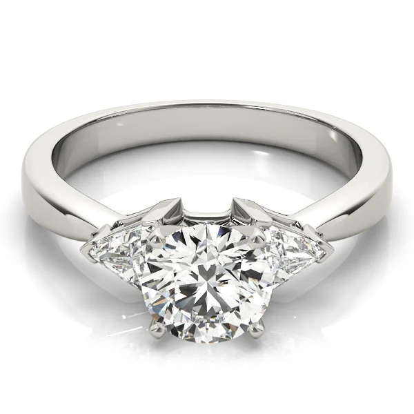 3-Stone Trillion Shape Engagement Ring - Image 3