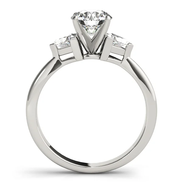 3-Stone Trillion Shape Engagement Ring - Image 2