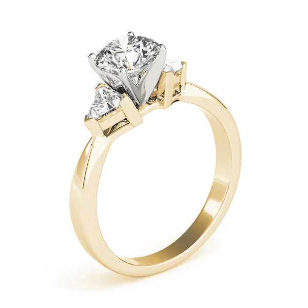 3-Stone Trillion Shape Engagement Ring - Image 8
