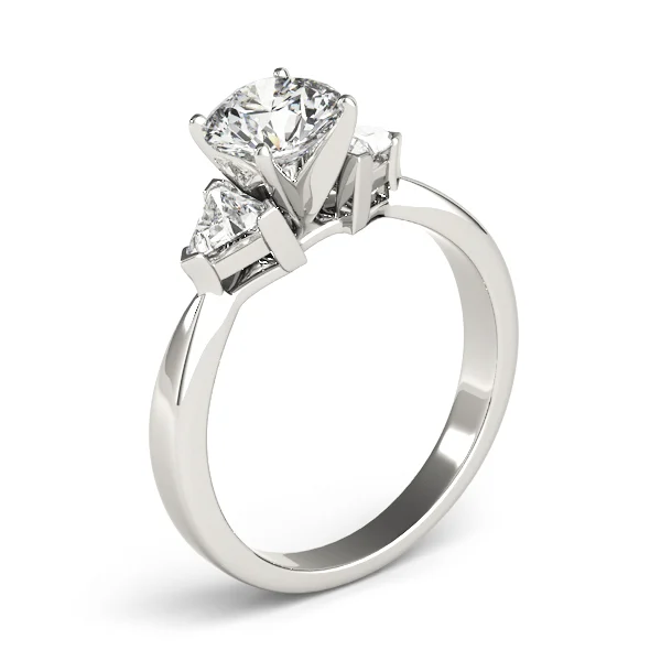3-Stone Trillion Shape Engagement Ring - Image 4