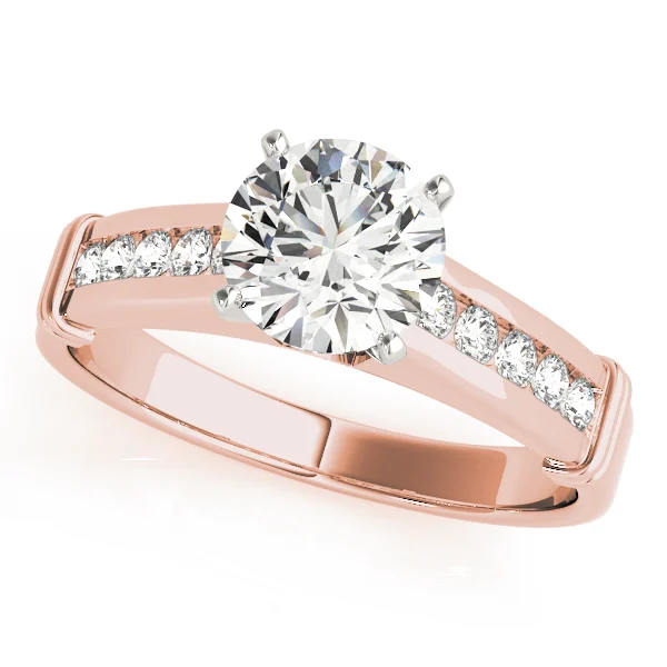 Channel Set Single Row Engagement Ring - Image 7