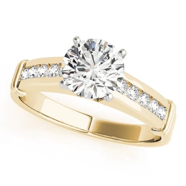 Channel Set Single Row Engagement Ring - Image 4