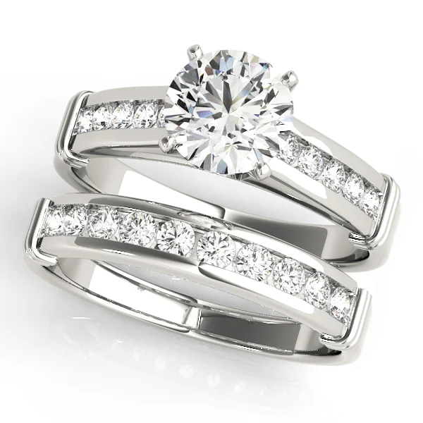 Channel Set Single Row Engagement Ring - Image 3
