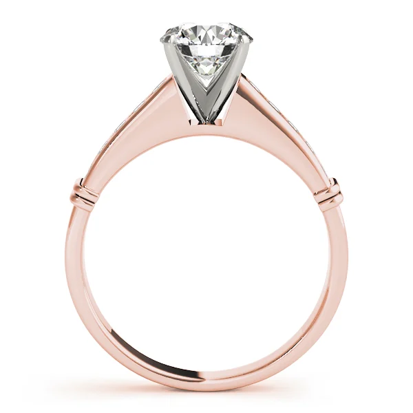 Channel Set Single Row Engagement Ring - Image 8