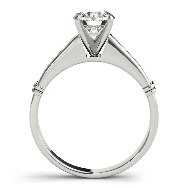 Channel Set Single Row Engagement Ring - Image 2