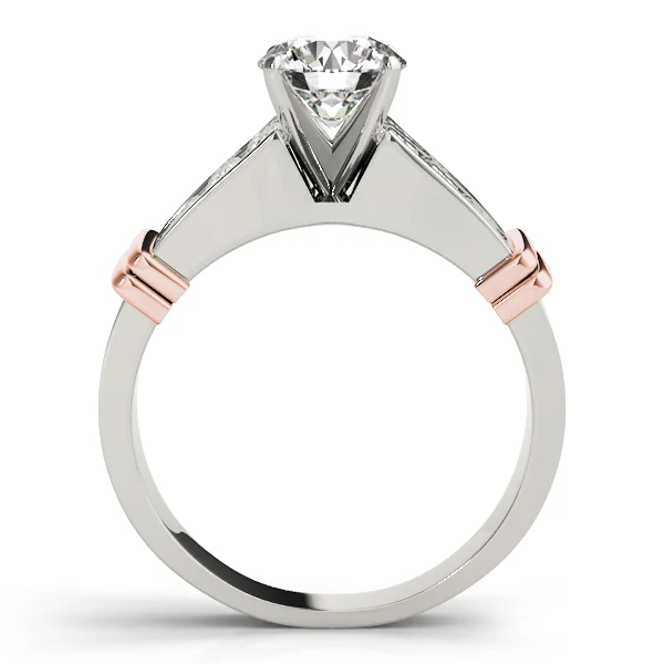 Channel Set Princess Cut Engagement Rings - Image 6