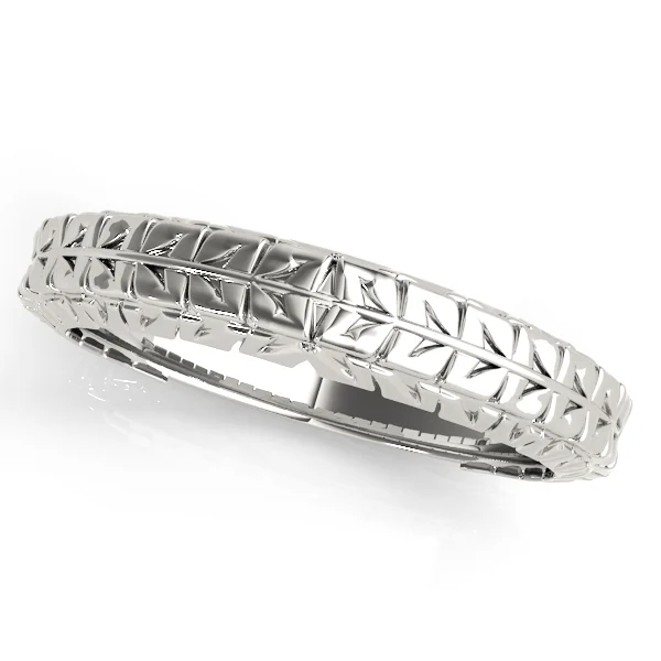 Vintage Filigree Wedding Band