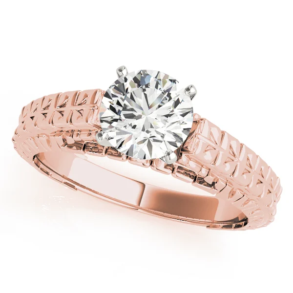 Vintage Filigree Solitaire Engagement Ring - Image 7