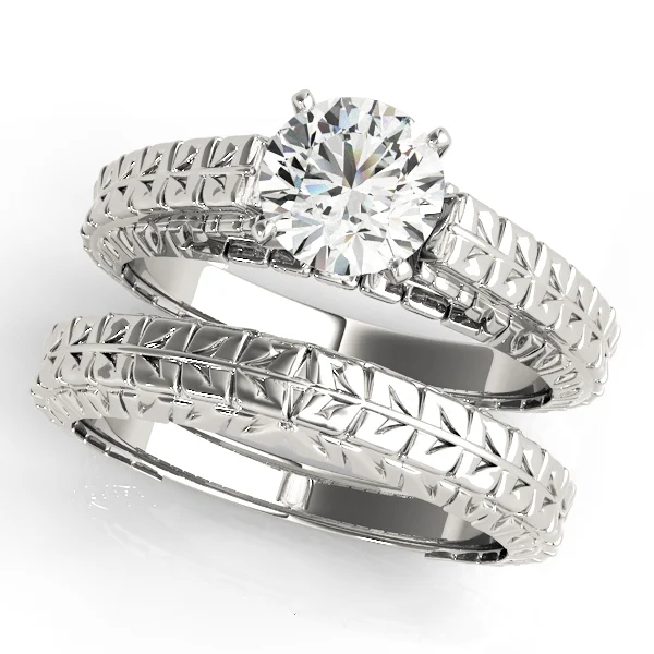 Vintage Filigree Solitaire Engagement Ring - Image 3