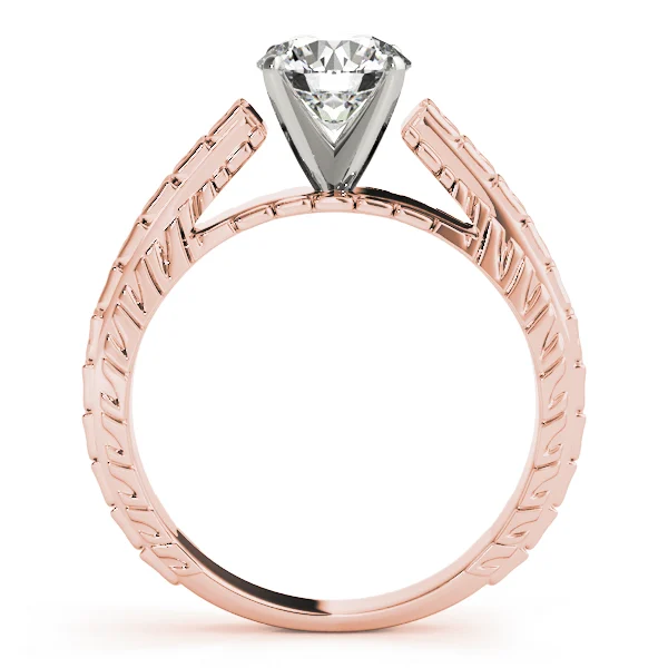 Vintage Filigree Solitaire Engagement Ring - Image 8
