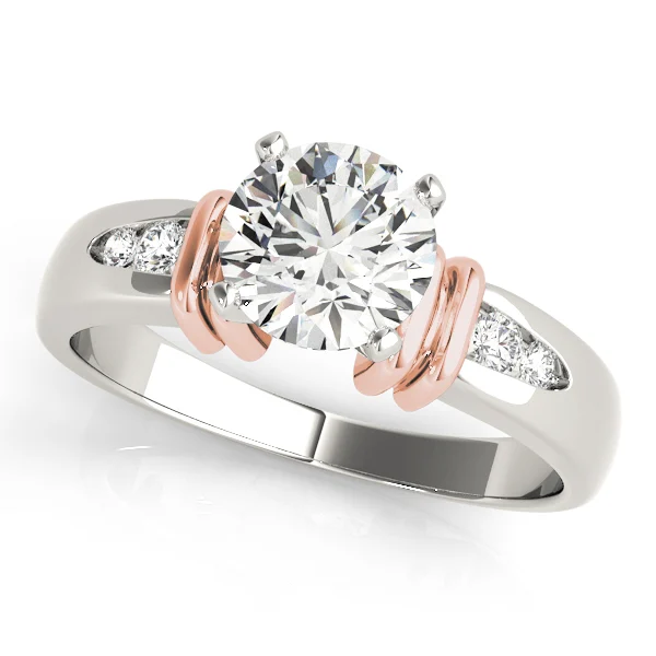 Channel Set Single Row Engagement Ring - Image 7