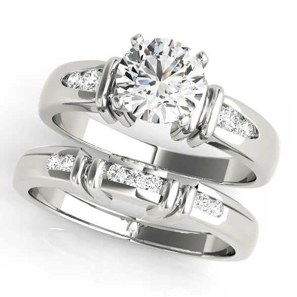 Channel Set Single Row Engagement Ring - Image 3
