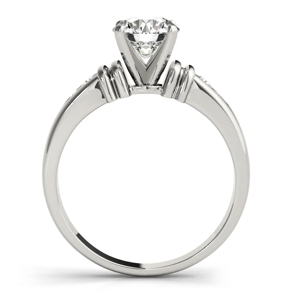 Channel Set Single Row Engagement Ring - Image 2