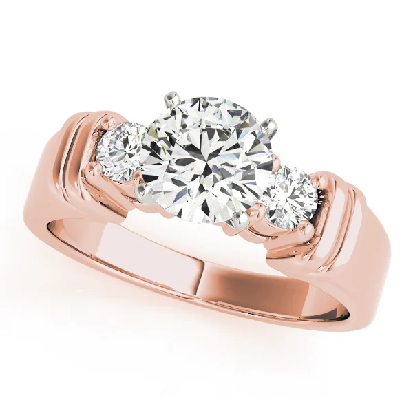 3-Stone Round Engagement Rings - Image 7